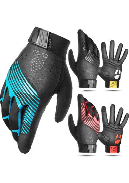 Kırmızı Stil Xxl Erkek Profesyonel Bisiklet Eldiveni Kış Jel Sıvı Silikon Yol Bisikleti Eldiven Tam Parmak Kaymaz Darbeye Dayanıklı Bisiklet Eldivenleri (Yurt Dışından) modelleri