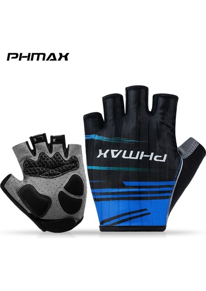 PM-DPST-17703 Stili M Boyutu Phmax Bisiklet Eldiveni Kaymaz Sürme Yarım Parmak Bisiklet Eldiveni Nefes Şok Emme Mtb Spor Bisiklet Eldiveni Erkek Kadın (Yurt Dışından)