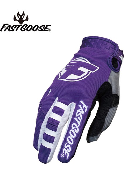 Mor Tarzı M Boyutu Fastgoose Dokunmatik Ekran Motosiklet Motokros Eldivenleri Motosiklet Sürme Bisiklet Eldiveni Mx Mtb Off Road Yarış Spor Bisiklet Eldiveni (Yurt Dışından)