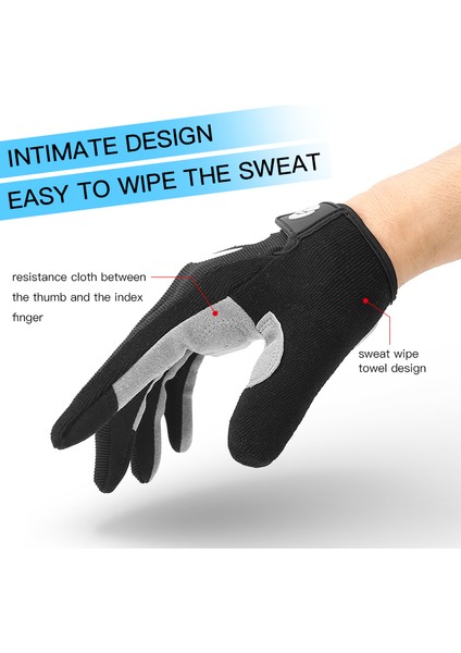 Kırmızı Stil L Boyutu Açık Hava Sporları Bisiklet Eldiveni Erkek ve Kadın Spor Kaymaz Sürme Tam Parmak Bisiklet Nefes Dokunmatik Ekran Eldiveni (Yurt Dışından) fiyatları