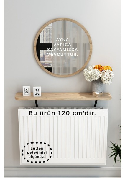 120 cm Petek Üstü Tak Çıkar Raf-Dresuar Oval Kesim