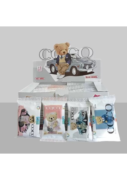 Cocofresh Islak Mendil 36 Adet - 1 Kutu - Renkli Cep Mendil fırsatları