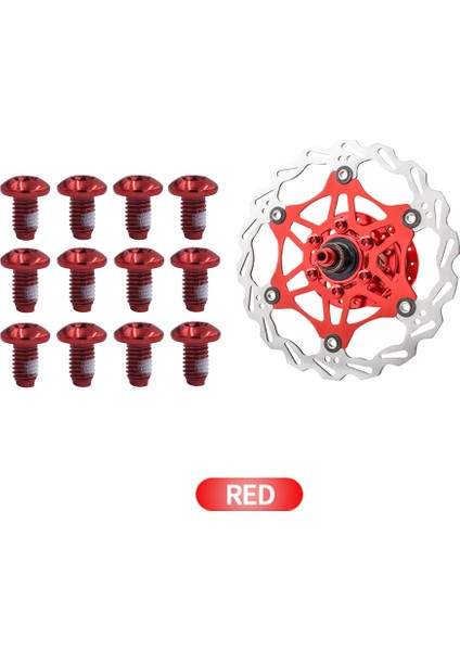 Siyah 12 Adet Tarzı Mtb Teel Bisiklet Disk Renkli Kaymaz Drew Bisiklet Disk Fren Rotor Cıvataları T25 Torx Vidaları Dağ Bisikleti Aksesuarı (Yurt Dışından)
