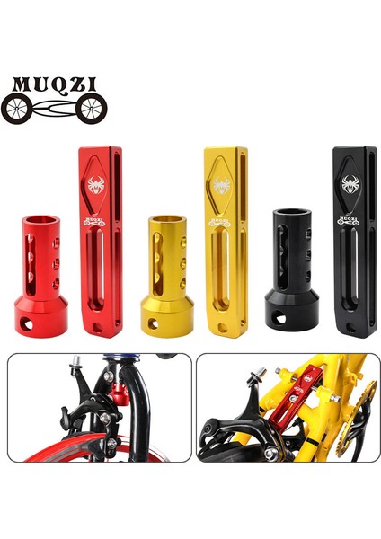 Kırmızı Stil Muqzı Bisiklet Ön Arka Fren Kaliper Adaptörü Fren Uzatma Montajı Katlanabilir Bisiklet Dahon MP18 Için (Yurt Dışından) fiyatları