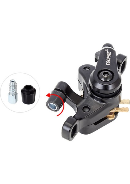 Ön Fren Stili Toopre Dağ Bisikleti Disk Fren F160R140 F180R160 Elektrikli Bisiklet Ayarı Bisiklet Evrensel Kablo Disk Ön ve Arka Kelepçe (Yurt Dışından)