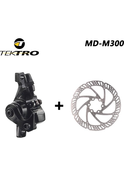 ÖN-160MM Tarzı Tektro MD-M300 Yol Bisikleti Fren Hattı Kontrol Mekanik Disk Fren 160 Rotor Dağ Bisikleti Mekanik Kaliper Disk Fren (Yurt Dışından)