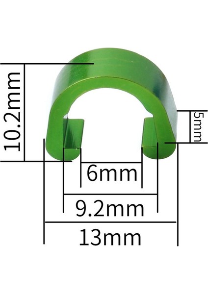 Mavi 5 Adet Tarzı Fren Kablosu Vites Hattı Kılıfı C-Toka Tokalar Alüminyum Alaşım Bisiklet C Şekilli Klips Kılıf Hortum Mtb Bisiklet Yol Kılavuzu (Yurt Dışından) indirimleri