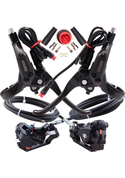 Arka Fren Klipsi Stili Dağ E-Bisikleti Için Goodtaste GT03N Sol Disk Hidrolik Frenler Güç Kapalı Xod Uzun Yağ Tüpü Kolu Kelepçe Fren Kolu (Yurt Dışından) fiyatları