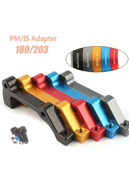 Kırmızı R203MM Stili Bisiklet Disk Fren Adaptörü Pm Is Bisiklet Fren Kaliper Adaptörü Rotor Dönüştürücü Bisiklet Aksesuarları (Yurt Dışından)