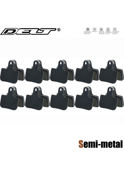 Dl-Pd 027R Stili Sram Avıd Db1 Db3 Db5 Level Parçaları Için 10 Çift Bisiklet Disk Fren Balatası Yarı Metal Mtb Dağ E-Bisiklet Aksesuarları (Yurt Dışından)