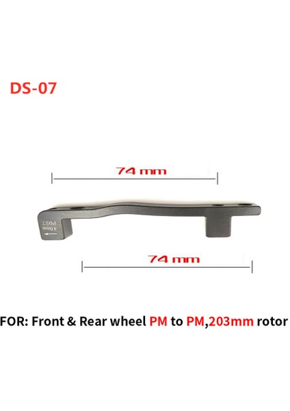 ZT18-7 Tarzı 1 Adet Dağ Bisikleti Disk Fren Dönüştürücü Hafif Braket Is Pm Ab'den Pm A'ya Disk Fren Montaj Adaptörü (Yurt Dışından)