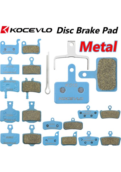 K02S 2 Çift Stili 2 Çift 4 Adet Dağ Bisikleti Hidrolik Disk Seramik Metal Fren Balataları B01S Sram Avıd Hayes Magura Zoom Fren Balataları (Yurt Dışından)