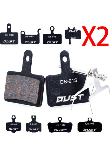 K02S 2 Çift Stili 2 Çift 4 Adet Dağ Bisikleti Hidrolik Disk Seramik Metal Fren Balataları B01S Sram Avıd Hayes Magura Zoom Fren Balataları (Yurt Dışından)