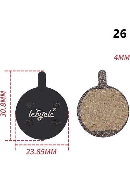 No.26 Tarzı Çoklu Stil Dağ Yol Bisiklet Parçaları Bisiklet Fren Diski Için 1 Çift Evrensel Mtb Dağ Bisikleti Fren Balataları (Yurt Dışından)