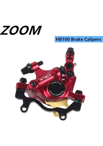 Mor Bir Çift Tarzı Zoom Xtech HB100 Dağ Bisikleti Için Ön ve Arka Hidrolik Disk Fren Kaliperleri mm Mtb Bisiklet Için (Yurt Dışından)