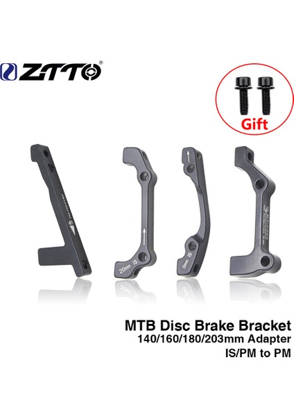 DS08 Stili Ztto Mtb Disk Fren Montaj Adaptör Braketi Pm'den Pm'ye Disk Fren Boşluğu Yıkayıcı Adaptörü Mtb Yol Bisikleti Için (Yurt Dışından)