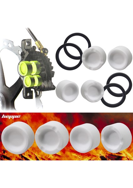 1 Çift Tarzı Heppe Bisiklet Hidrolik Fren Kaliperi Ceramton Mtb Yol Bisikleti Disk Fren Pistonu Için (Yurt Dışından)