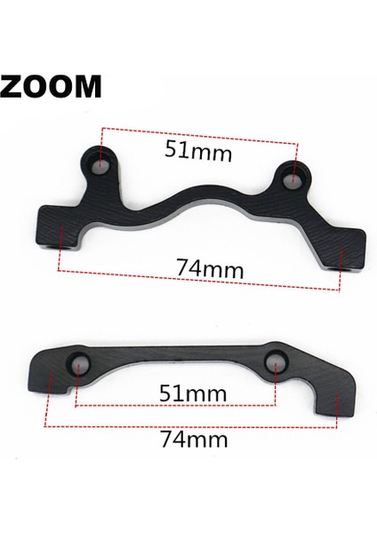 1 Çift Adaptör Stili Xteck HB100 Bisiklet Fren Kaliperi Hidrolik Disk Fren Kaliperi Elektrikli Scooter Freni Dağ Bisikleti Grave Cx Fren Kaliperi (Yurt Dışından)