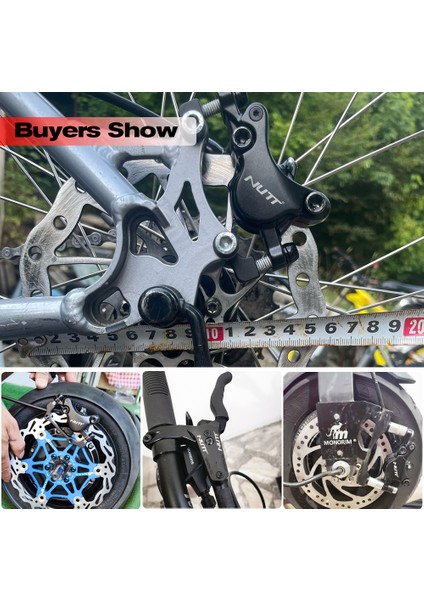 180 Sağ Ön Hs1 Stili Nutt Mtb Bisiklet Hidrolik Yağ Disk Fren Seti Rt Rotor Kaliper Sağ Ön Sol Arka Bisiklet Scooter Bisiklet Parçaları (Yurt Dışından)