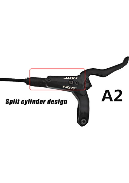 180 Sağ Ön Hs1 Stili Nutt Mtb Bisiklet Hidrolik Yağ Disk Fren Seti Rt Rotor Kaliper Sağ Ön Sol Arka Bisiklet Scooter Bisiklet Parçaları (Yurt Dışından)