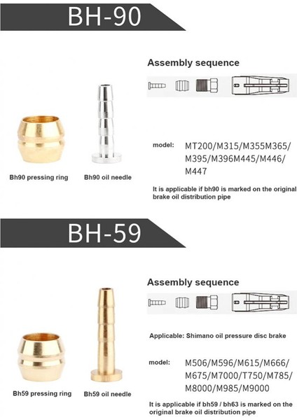 5 Set Sram Stili Bisiklet Yağ Fren Zeytinyağı Başlığı Pin BH59 BH90 Magura Sram Tektro Pirinç Bisiklet Parçaları Outdoor Sürme Onarım Araçları (Yurt Dışından)
