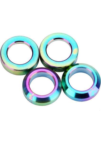 Altın Tarzı Dağ Bisikleti Bmx Bisiklet Titanyum M6 Konveks ve Konkav Yıkama Aralığı Disk Fren Kaliper Grubu Xt Montaj Civatası Için (Yurt Dışından)