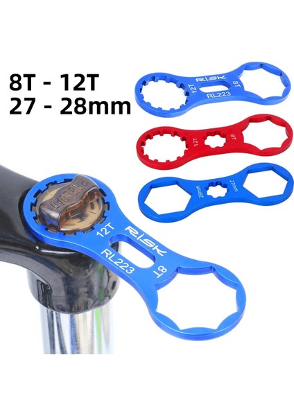 Stil C ve 36 mm Set Stili Risk Alüminyum Bisiklet Ön Çatal Onarım Aracı Sr Suntour Xcrxctxcmrst Mtb Bisiklet Ön Çatal Kapağı Anahtarı Montaj Aracı (Yurt Dışından)