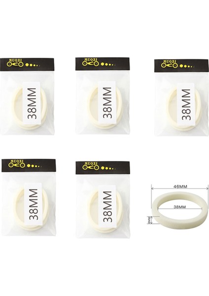 10 Adet 38MM Tarzı Muqzı Adet Mtb Bisiklet Çatal Bakım Sünger Halka Süspansiyon Çatalı Yağ Sızdırmaz Yağlayıcı Sünger Halka Bisiklet Aksesuarları (Yurt Dışından)
