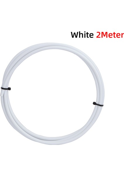 Beyaz 2 Metre Stili Meroca Bisiklet Yağ Fren Kablosu BH59 BH90 Dağ Bisikleti Hidrolik Hortum Uyumlu Metre Hattı Bisiklet Aksesuarları Evrensel Bakır+Pvc (Yurt Dışından)