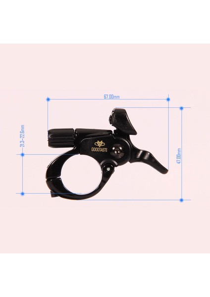 No.7 Tarzı Kilitli Tel Kontrol Kolu Dağ Bisikleti Rockshox Suntour Hız Mannit Çatal Kontrolör Değiştirme Anahtarı Düğmesi (Yurt Dışından) fırsatları