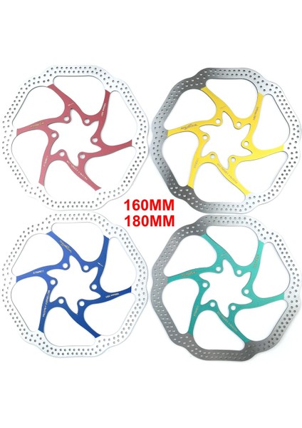 Typea Mavi 180MM 1 Adet Stil Mtb Bisiklet Disk Fren Dağ Bisikleti Bolt Centerline Fren Rotoru Paslanmaz Çelik Avid Hs1 C Bisiklet Aksesuarı (Yurt Dışından)