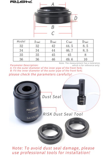34MM Kit Stili Bisiklet Ön Çatal Toz Keçesi ve Köpük Halka - Foxrockshoxmagurax-Fusionmanitou Çatal Onarım Kiti Parçaları Için Toz Keçesi (Yurt Dışından) fırsatları
