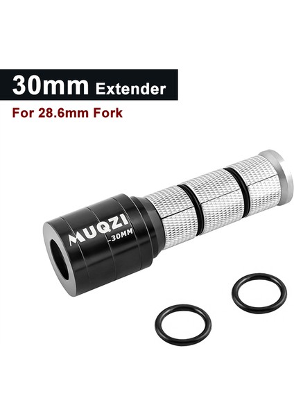 30MM Siyah Tarzı C Alüminyum Mtb Yol Dağ Bisiklet Çatalı Genişleme Yıldızı Somun Gizli Karbon Alaşım Bisiklet Ön Çatal Boru Uzatıcı mm (Yurt Dışından)