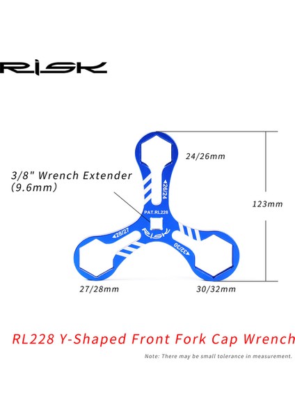 RL223 Tarzı RL228 Risk Bisiklet Çatal Anahtarı Araçları Alüminyum Bisiklet Çatal Kapağı Anahtarı Takma/çıkarma Onarım Aracı mm Için (Yurt Dışından)