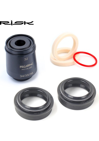 36MM Kit Stili Risk Tb Bisiklet Süspansiyon Ön Çatal Toz Keçesi Yağ Keçesi Sünger Halka Mtb Bisiklet Çatal Içi Boru Toz Kılıfı Bakımı (Yurt Dışından) fırsatları