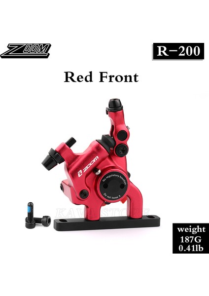 Zoom R-200 Arka Stil Zoom R-200 Hidrolik Disk Frenler Yol Bisikleti Hidrolik Frenler Ön Arka Bisiklet Freni (Yurt Dışından)