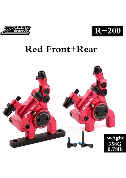 Zoom R-200 Arka Stil Zoom R-200 Hidrolik Disk Frenler Yol Bisikleti Hidrolik Frenler Ön Arka Bisiklet Freni (Yurt Dışından)