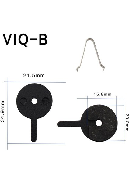 No.13 Tarzı 1 Çift Bisiklet Fren Pedleri Reçine Yarı Metal Sürtünme Direnci Bisiklet Disk Fren Bisiklet Reçine Disk Freni Sürüş Aksesuarları (Yurt Dışından)