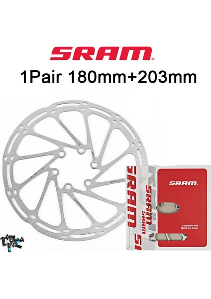 2pc 180MM-203MM Tarzı Sram Rotor Bisiklet Disk Fren Rotoru Paslanmaz Yol Dağ Bisikleti Centerline Fren Rotoru Mtb Rotorlar (Yurt Dışından)