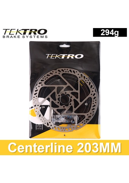1 Adet 203MM Tarzı Tektro Bisiklet Hidrolik Disk Fren Rotoru mm Dağ Bisikleti Isı Dağılımı Fren Diski Için (Yurt Dışından)