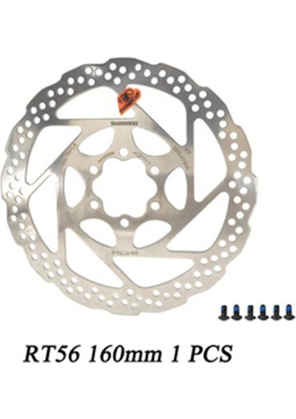 RT56-160MM 1 Adet Stili RT56 Dağ Bisikleti Disk Fren Rotoru Deore Rtt Civata Verimli Soğutma Fren Diski Bisiklet Aksesuarları (Yurt Dışından)