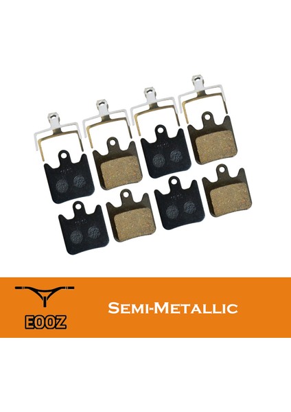 CRBP031 Tarzı Hope Tech X2 Için Eooz 4 Çift Yarı-Metalik Bisiklet Disk Fren Pedalları (Yurt Dışından)