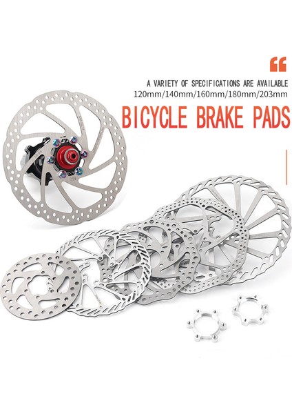 160MM-LR-R6 Tarzı Mtb Dağ Yol Bisikleti Için Bisiklet Parçaları Disk Fren 160 mm Paslanmaz Çelik Rotor Disk (Yurt Dışından)