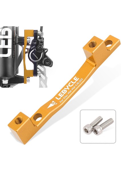 Altın 203MM Tarzı Bisiklet Disk Fren Adaptörü, Posta Çatal Montajından mm Rotor Mtb Yol Dağ Bisikleti Disk Fren Adaptörü Parçaları Için (Yurt Dışından)