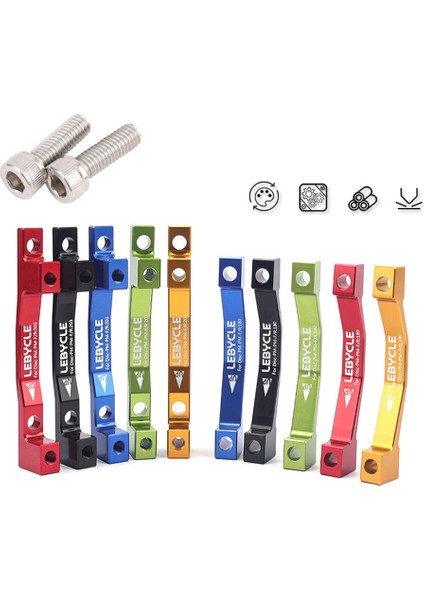 Altın 203MM Tarzı Bisiklet Disk Fren Adaptörü, Posta Çatal Montajından mm Rotor Mtb Yol Dağ Bisikleti Disk Fren Adaptörü Parçaları Için (Yurt Dışından)