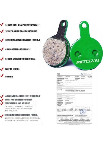 02A 4 Çift Seramik Stili Motsuv 4 Çift Bisiklet Seramik Disk Fren Balataları Mtb Hidrolik Disk Fren Shıman0 Avıd Hayes Magura Formula Bisiklet Balataları Parça (Yurt Dışından)