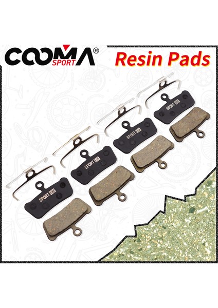 Sram G2 Rrs Guide Rsc, Rs, R, Avid Trial, 4 Çift Bisiklet Fren Balataları, Sport Ex Reçine (Yurt Dışından)