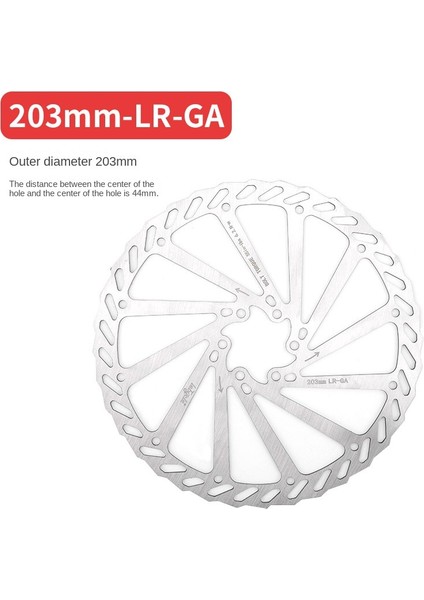 203 Mm-Lr-Ga Tarzı Mtb Dağ Yol Cruiser Bisikleti Için Bisiklet Parçaları Fren Diski 160MM Paslanmaz Çelik Rotor Disk Fren (Yurt Dışından)