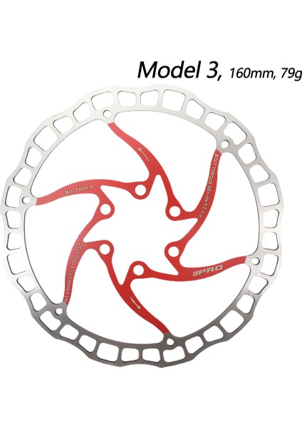 160 Altın M3 Stili Iııpro Bisiklet Disk Fren Yağı Kaplamalı Paslanmaz Çelik Mtb Yol Bisikleti Gökkuşağı Hafif 6 Cıvatalı G3 Merkez Hattı Rotor (Yurt Dışından)