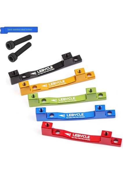 F-R180MM Mavi Stil Kaliper Adaptörü Mtb Bisiklet Disk Fren Rotorları Ön Arka Alüminyum Alaşımlı Post Montaj Bisiklet Adaptörü Aksesuarı (Yurt Dışından)